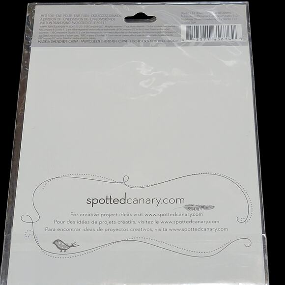 Studio 112 Flower Dimensional Stickers 12pc Black Gray Cream Floral Scrapbooking - Picture 5 of 5